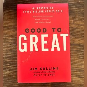 Good to Great by Jim Collins - hardcover book
